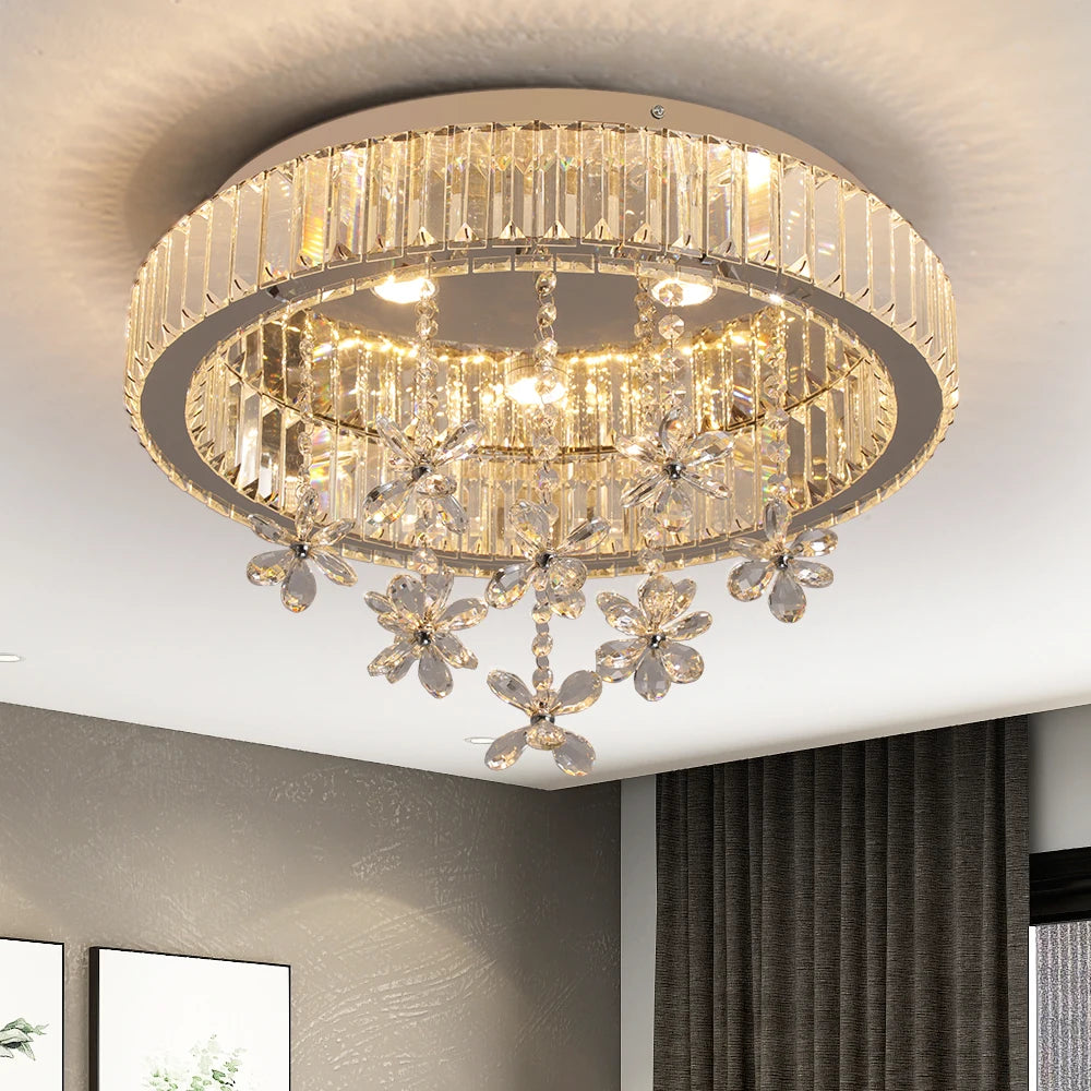 Crystal LED Surface-Mount Ceiling Light