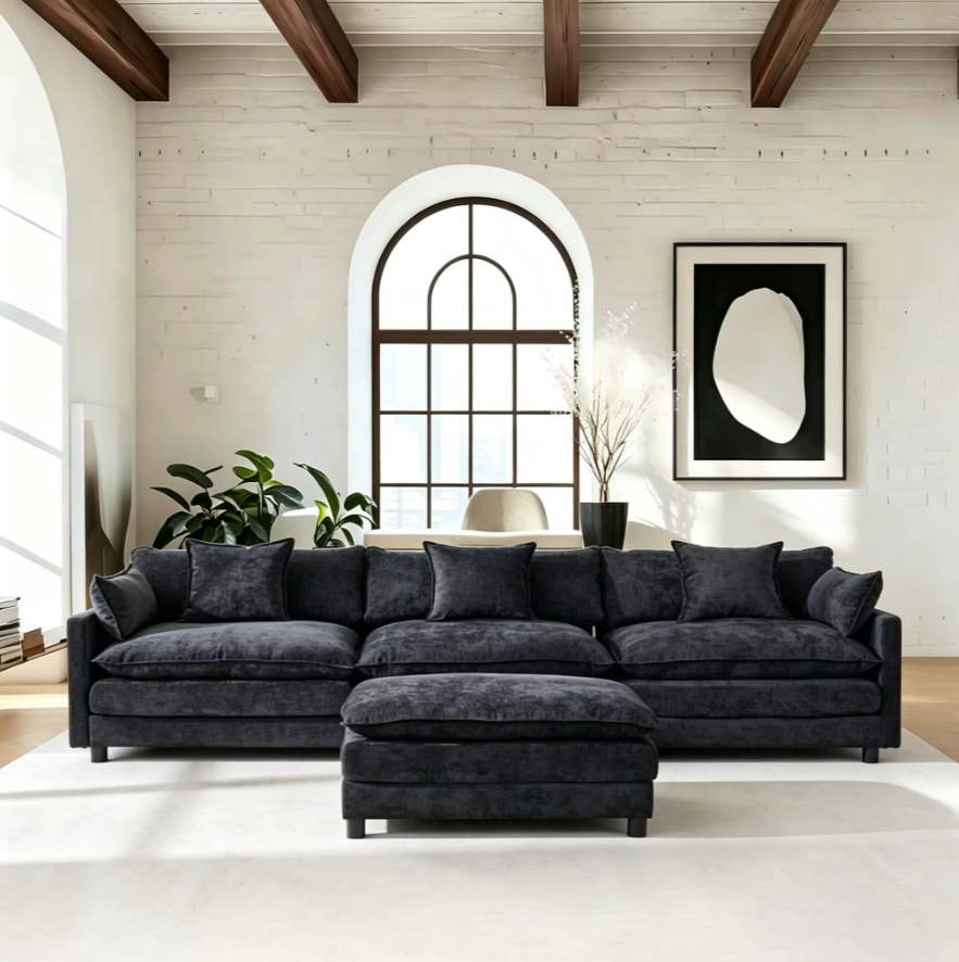 Modern Luxury L-Shaped Sectional Sofa