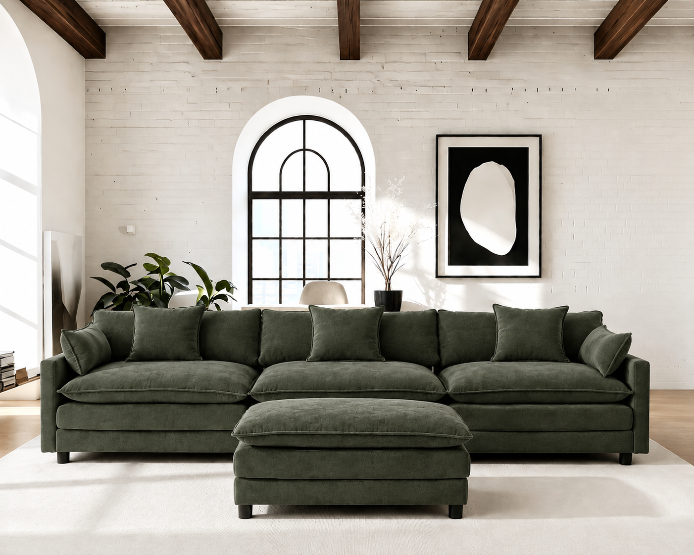 Modern Luxury L-Shaped Sectional Sofa